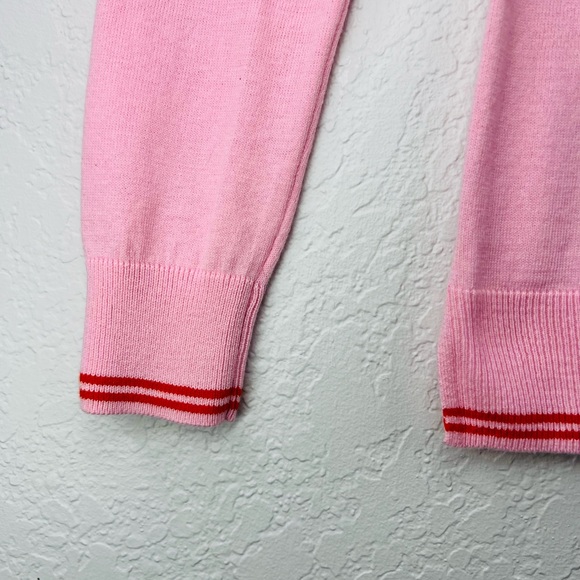 - Old Navy Pink and Red “LOVE” Crewneck Pullover Long Sleeve Sweater Size … - Picture 9 of 13